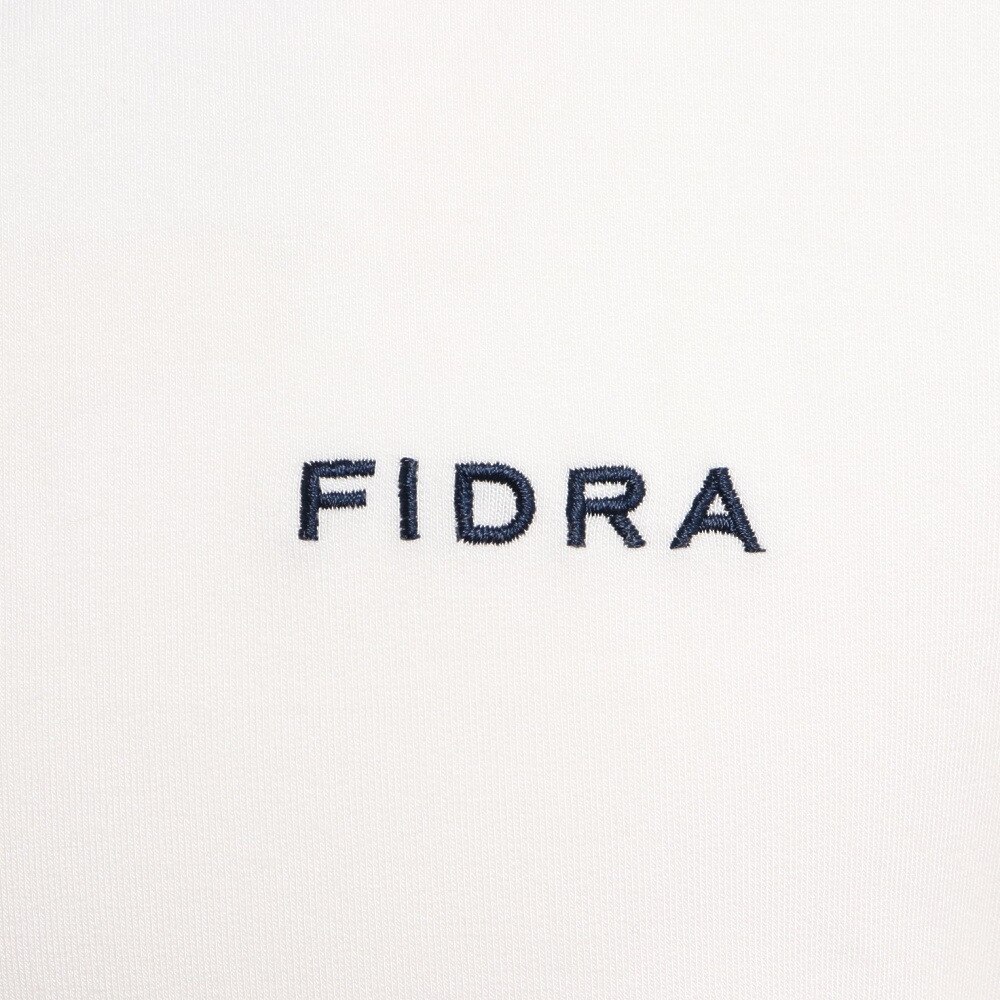 フィドラ（FIDRA）（メンズ）ゴルフウェア 消臭 吸湿 発熱 ジャガードリブ モックネック長袖シャツ FD5NTG18 WHT