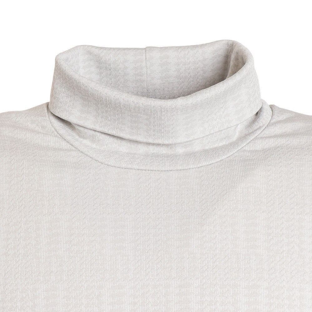 フィドラ（FIDRA）（メンズ）ゴルフウェア 長袖 ストレッチ 保温 ヒートクロスタートルネックシャツ FD5NTG25 GRY★★★