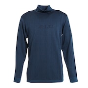 フィドラ（FIDRA）（メンズ）ゴルフウェア 防寒 ストレッチ 吸湿 発熱 ヒートクロス タートルネックシャツ FD5NTG25 NVY