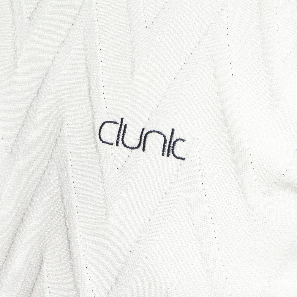 クランク（CLUNK）（メンズ）ゴルフウェア 長袖 ストレッチ 撥水 ナガソデモックネックニット CL5NTJ23 WHT★★★