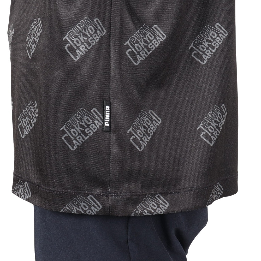 プーマ（PUMA）（メンズ）ゴルフウェア AOP 長袖モックネックシャツ 539369-01