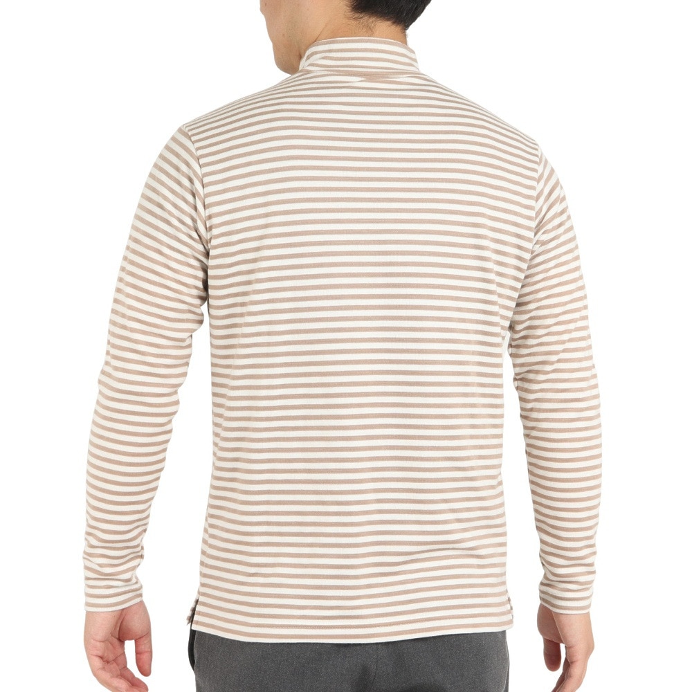 今だけスーパーセール限定 マンシングウェアのボーダーシャツ MUNSINGWEARのゴルフウェア