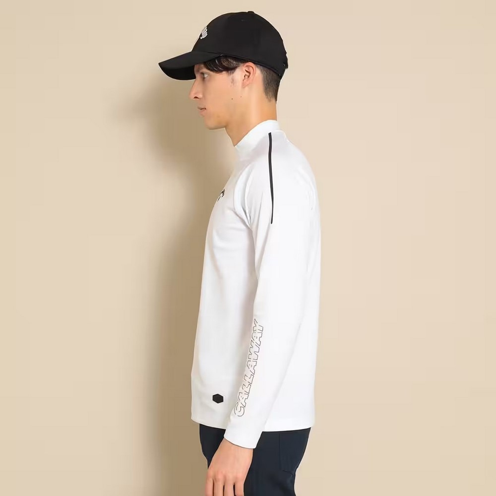 キャロウェイ（CALLAWAY）（メンズ）ゴルフウェア ストレッチスムース モックネック長袖シャツ C22233103-1030