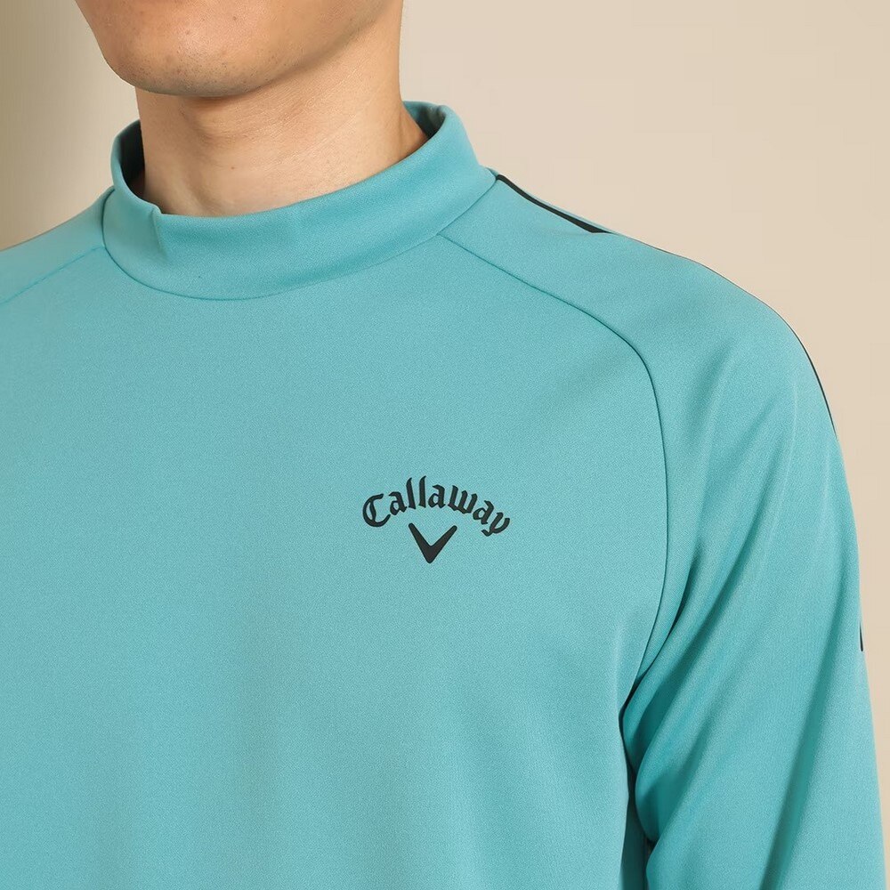 キャロウェイ（CALLAWAY）（メンズ）ゴルフウェア ストレッチスムース モックネック長袖シャツ C22233103-1111