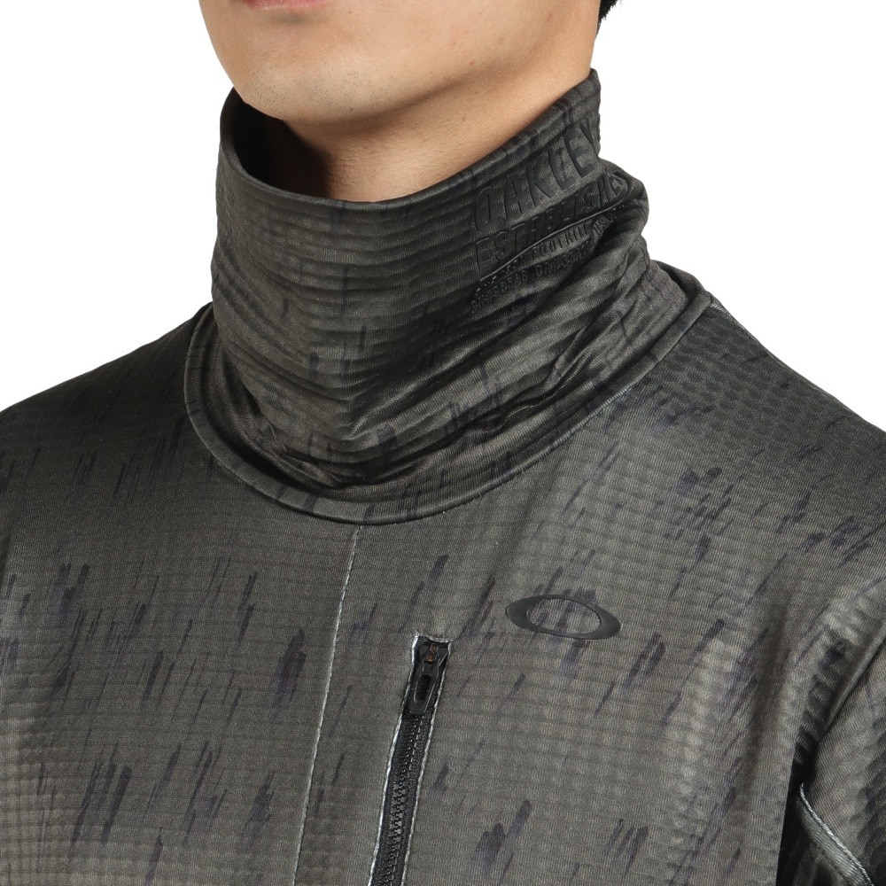 オークリー(OAKLEY)(メンズ)ゴルフウェア ハイネックシャツ 総柄 オークリー(OAKLEY)(メンズ)ゴルフウェア ハイネックシャツ 総柄