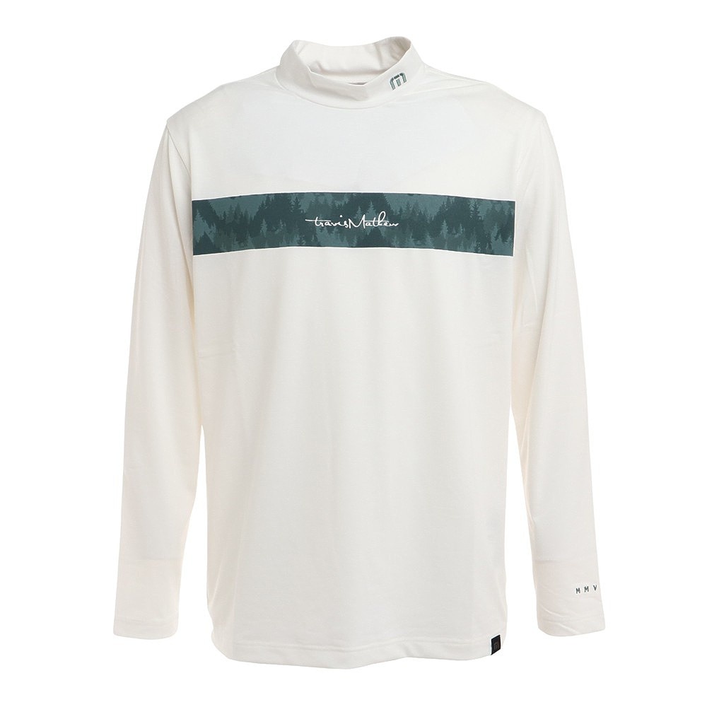 年中無休 CPGGOLF 美品 ロゴジャガードモックプルオーバーMENS