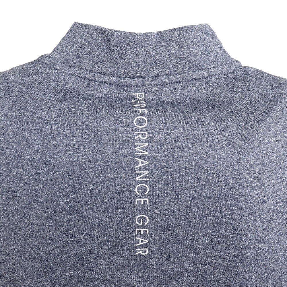 パフォーマンスギア（PG）（メンズ）ゴルフウェア 防寒 吸湿 発熱 UV 消臭 長袖モックネック 403PG2EG0003 NVY