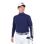 ROSASEN（メンズ）ゴルフウェア 発熱 長袖 インターアクション モックネックシャツ 044-29011-098