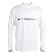 ROSASEN（メンズ）ゴルフウェア 吸水 速乾 ストレッチ 長袖モックネックニット 044-29811-005