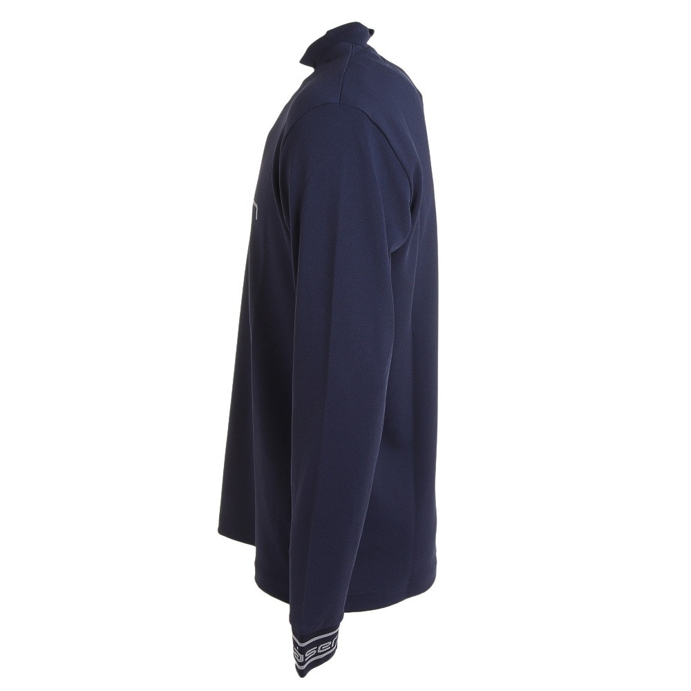 ROSASEN（メンズ）ゴルフウェア 吸水 速乾 ストレッチ 長袖モックネックニット 044-29811-098