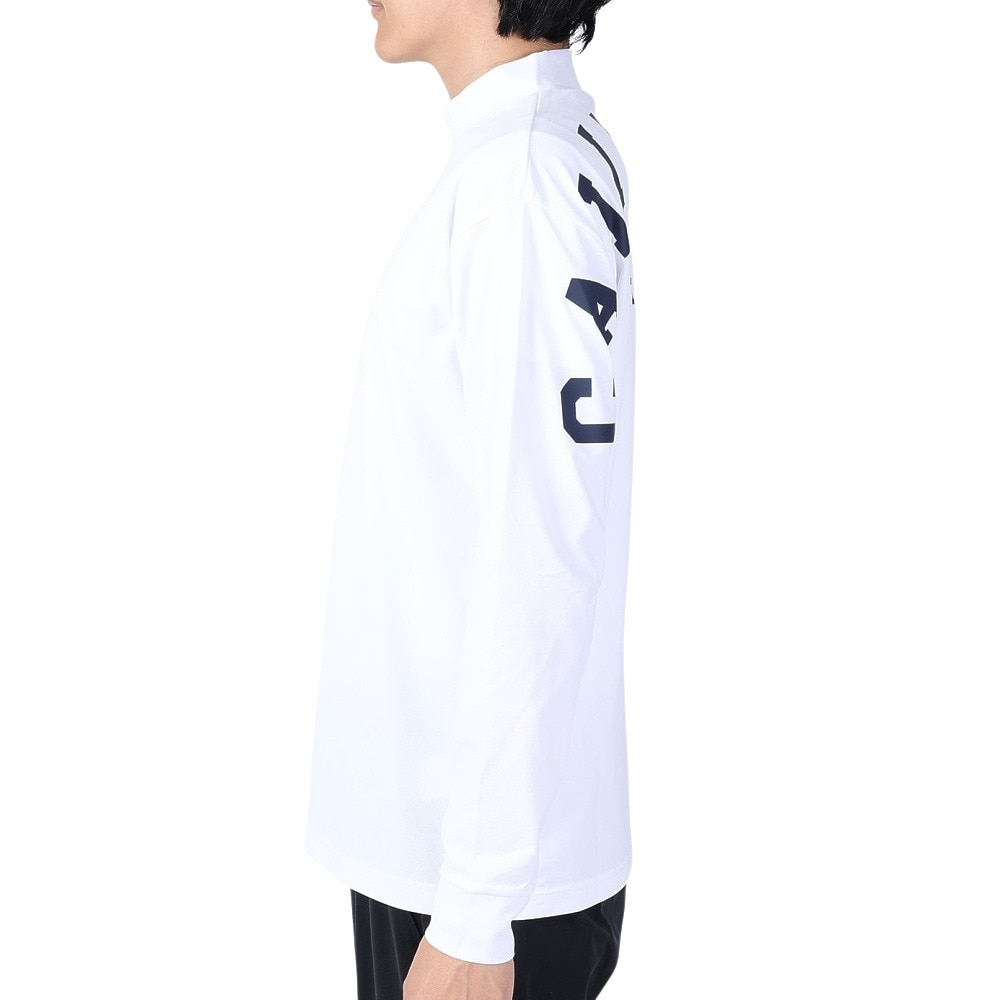 ROSASEN（メンズ）ゴルフウェア 吸水 速乾 A-Line モックネックラグラン長袖シャツ 047-29911-004