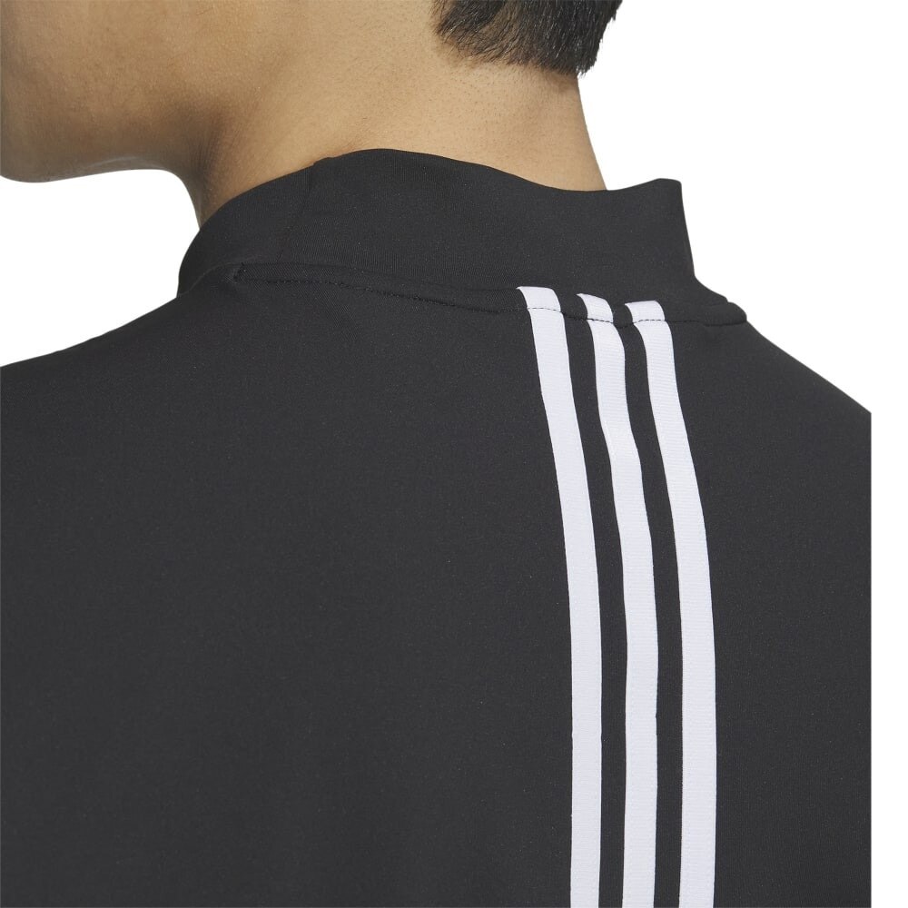 アディダス（adidas）（メンズ）ゴルフウェア フロストガード 保温 キルトコンビネーション モックネック 長袖シャツ DJK94-HZ6074BK u365★★★