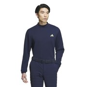 アディダス（adidas）（メンズ）ゴルフウェア アスレチック モックネック長袖シャツ MKS17-HY0934NV