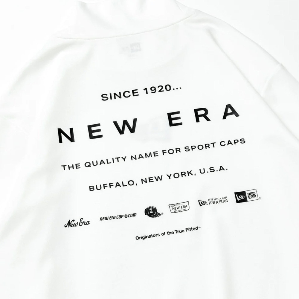 ニューエラ（NEW ERA）（メンズ、レディース）ゴルフウェア 吸汗 速乾 ハイカラー 長袖 パフォーマンス Tシャツ Flag Logo 13762697