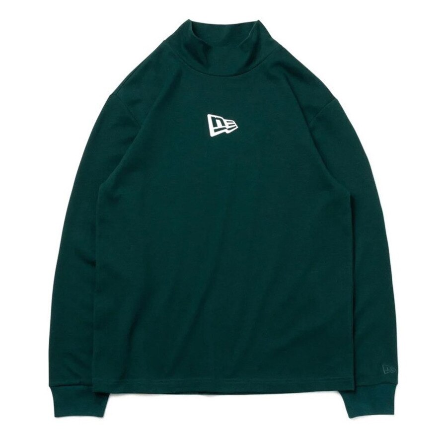 ニューエラ（NEW ERA）（メンズ、レディース）ゴルフウェア 吸汗 速乾 ハイカラー 長袖 パフォーマンス Tシャツ Flag Logo 13762698