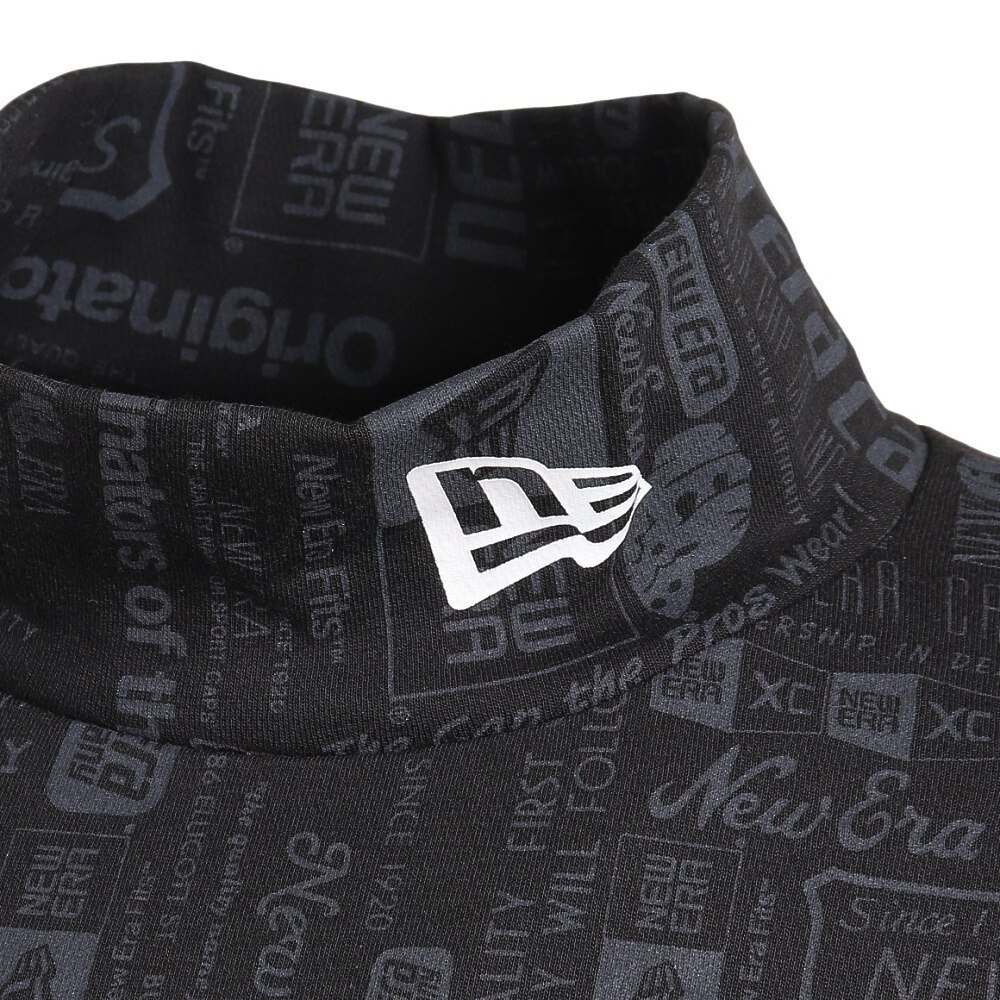 ニューエラ（NEW ERA）（メンズ、レディース）ゴルフウェア 吸汗 速乾 ハイカラー 長袖 パフォーマンス Tシャツ アーカイブロゴ 13762728