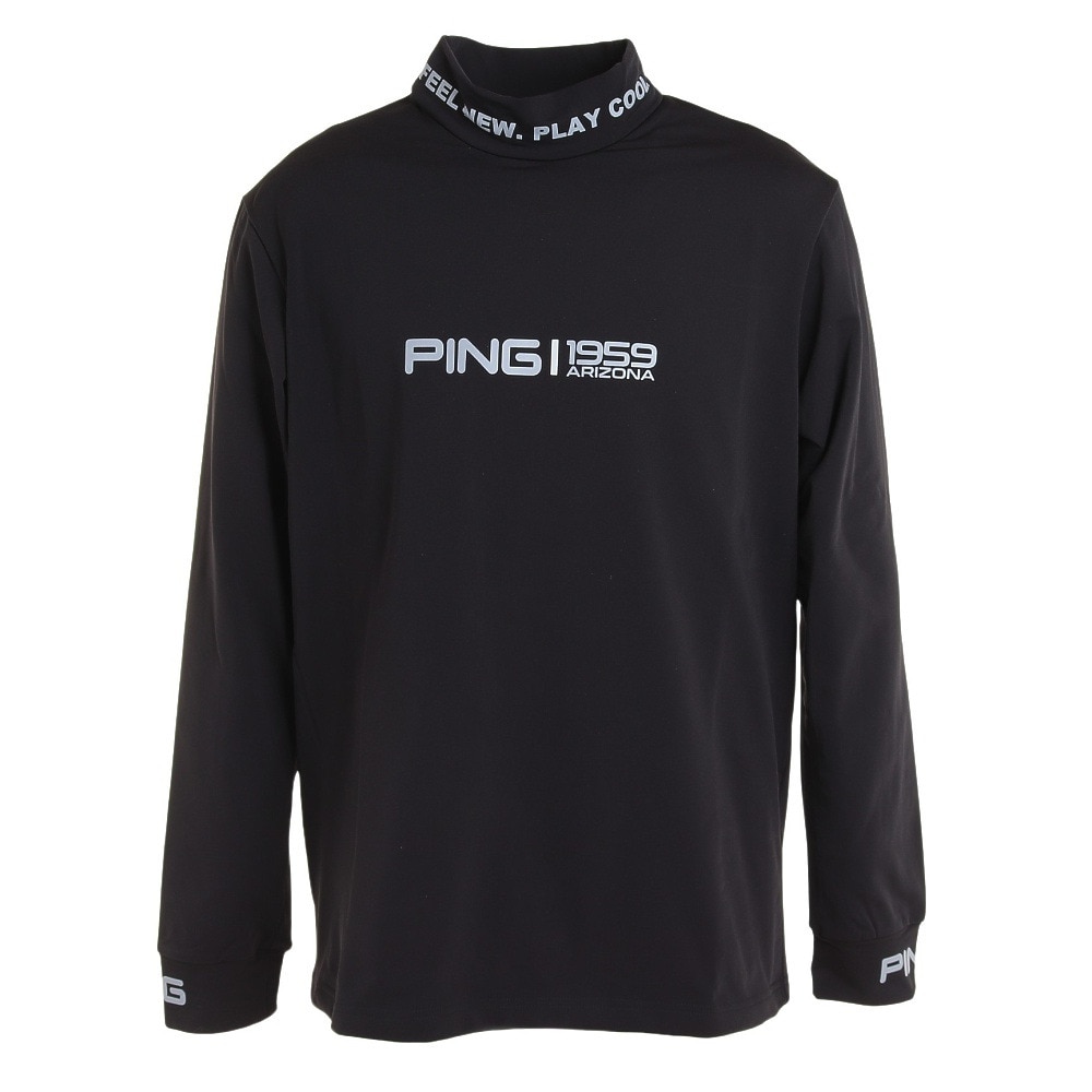 ピン（PING）（メンズ）ゴルフウェア 長袖ハイネックシャツ 621-3269809-010