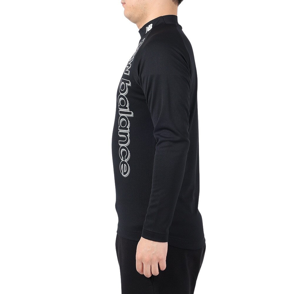 ニューバランス（new balance）（メンズ）ゴルフウェア 長袖 モックネック プルオーバーシャツ 012-3267005-010