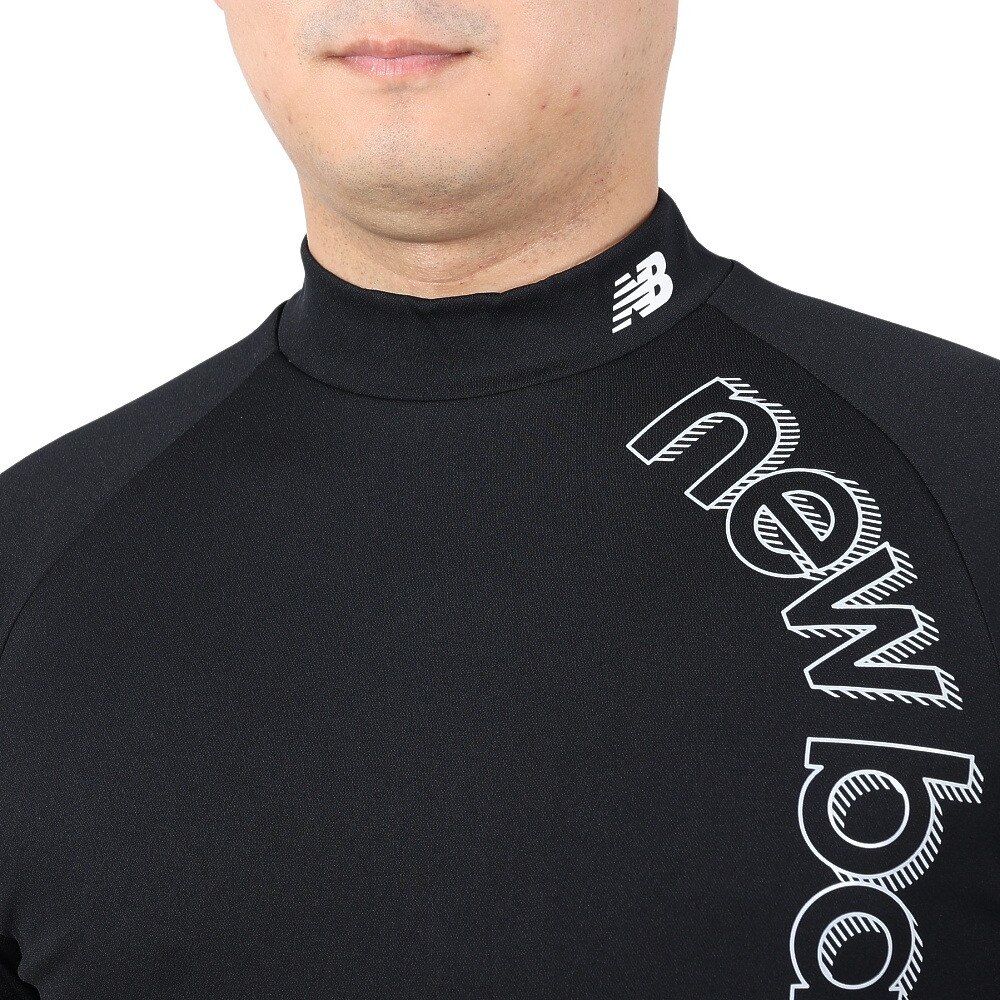 ニューバランス（new balance）（メンズ）ゴルフウェア 長袖 モックネック プルオーバーシャツ 012-3267005-010