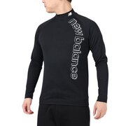 ニューバランス（new balance）（メンズ）ゴルフウェア 長袖 モックネック プルオーバーシャツ 012-3267005-010