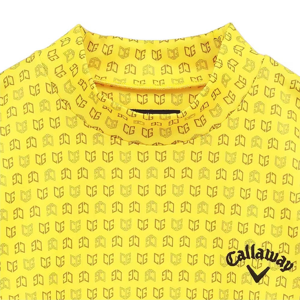 CALLAWAY イエロー モックネックシャツ M 楽天市場】キャロウェイ ロゴプリント 裏起毛 モックネック 長袖