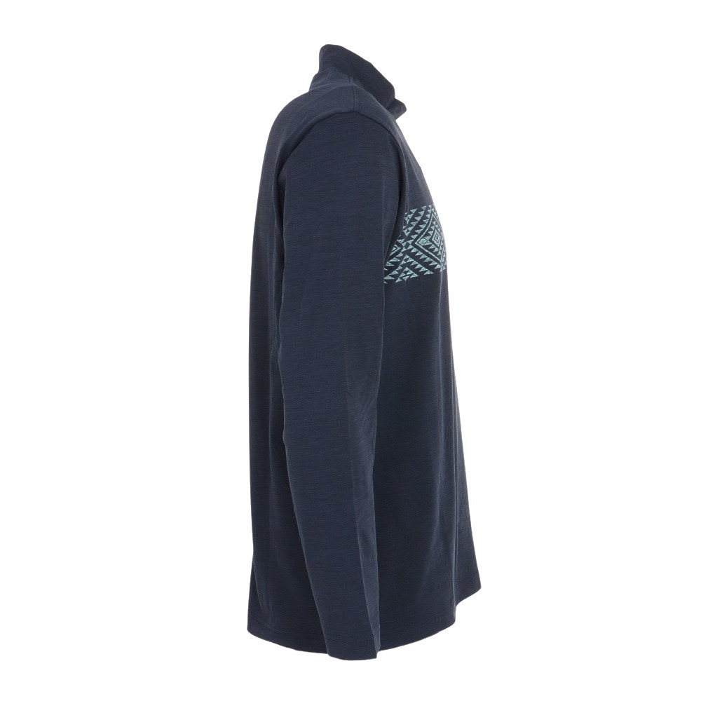 トラヴィスマシュー（Travis Mathew）（メンズ）ゴルフウェア 吸水 長袖 プリント モックネック 7AI012-4NAV