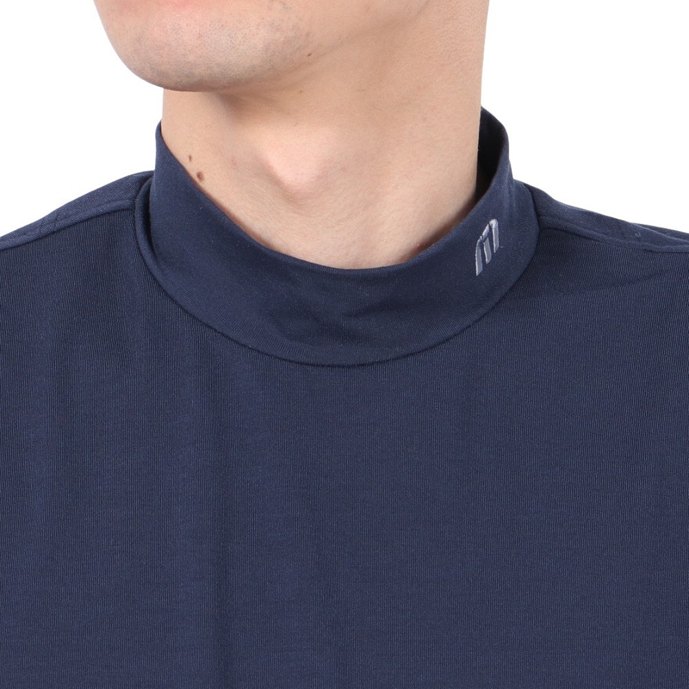 トラヴィスマシュー（Travis Mathew）（メンズ）ゴルフウェア ストレッチ 長袖モックネックシャツ 7AI015-4NAV