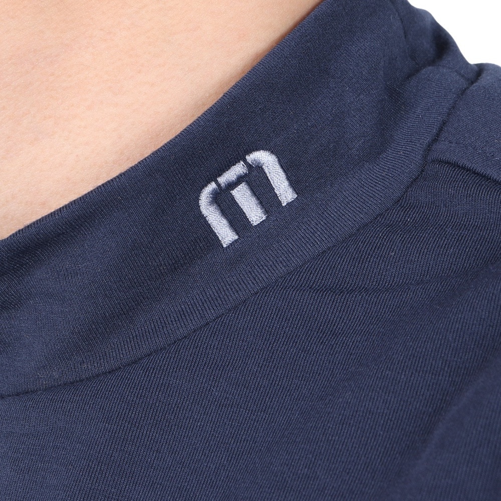 トラヴィスマシュー（Travis Mathew）（メンズ）ゴルフウェア ストレッチ 長袖モックネックシャツ 7AI015-4NAV
