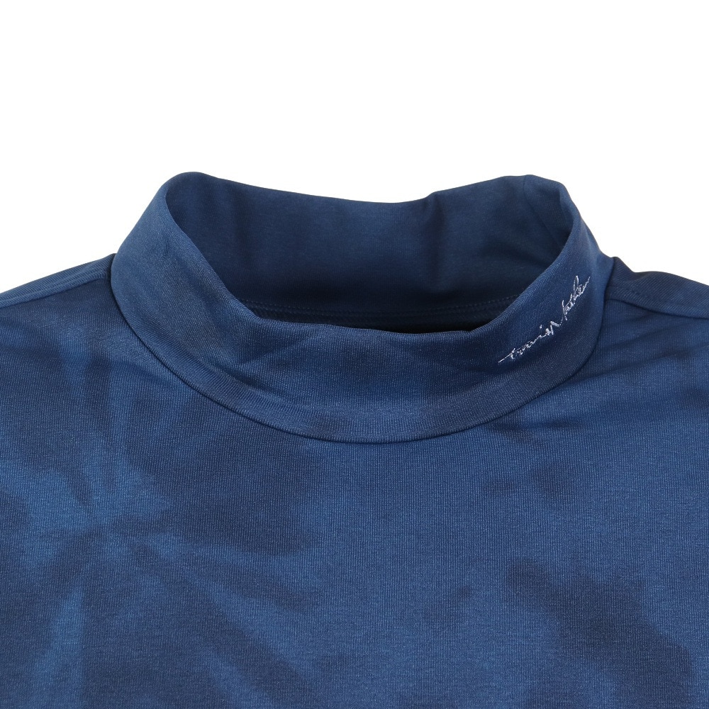トラヴィスマシュー（Travis Mathew）（メンズ）ゴルフウェア 長袖 ロングスリーブ モックネック ポケットTシャツ 7AI028-4NAV