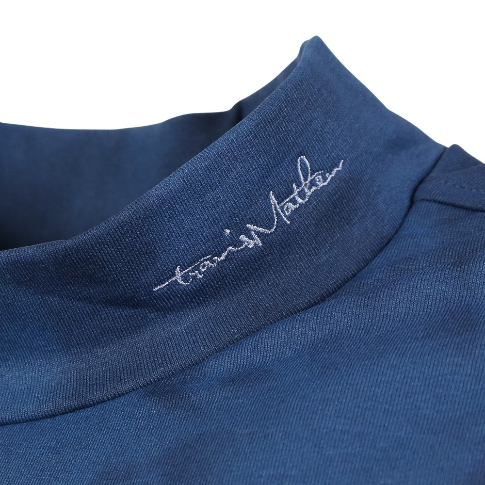 トラヴィスマシュー（Travis Mathew）（メンズ）ゴルフウェア 長袖 ロングスリーブ モックネック ポケットTシャツ 7AI028-4NAV