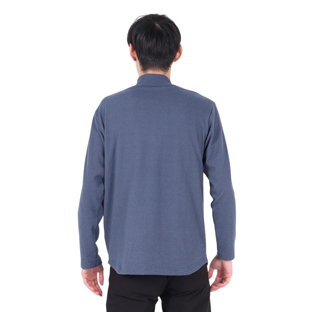 サイズ：XL TRAVIS MATHEW トラビスマシュー  長袖ハイネックTシャツ  ネイビー系 [240101460615] ゴルフウェア メンズ ストスト サイズ：XL TRAVIS MATHEW トラビスマシュー 長袖ハイネックT