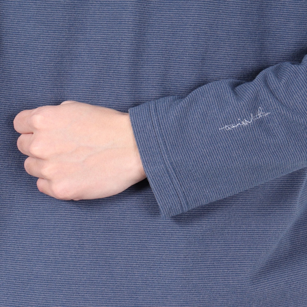 サイズ：XL TRAVIS MATHEW トラビスマシュー  長袖ハイネックTシャツ  ネイビー系 [240101460617] ゴルフウェア メンズ ストスト 新品】TRAVIS MATHEW トラビスマシュー 長袖ハイネックTシャツ