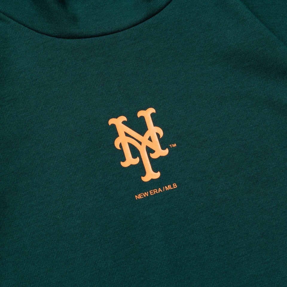 ニューエラ（NEW ERA）（メンズ、レディース）ゴルフウェア 吸汗速乾 ハイカラー 長袖 パフォーマンス Tシャツ ニューヨーク・メッツ 13762695