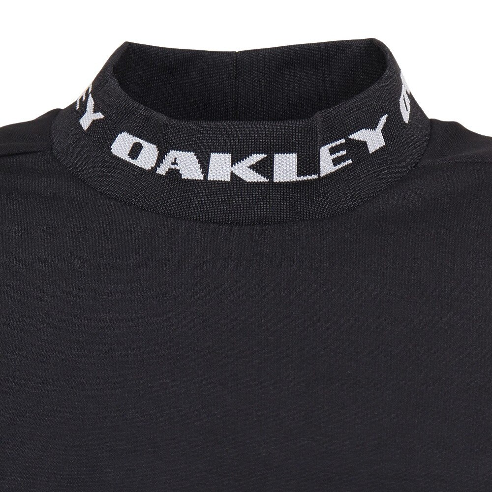 オークリー（OAKLEY）（メンズ）ゴルフウェア 吸汗 速乾 STALWART ロゴモックネックトップス FOA405957-02E
