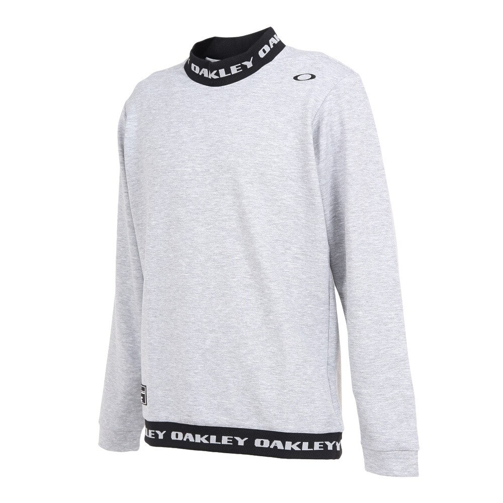 オークリー（OAKLEY）（メンズ）ゴルフウェア 吸汗 速乾 STALWART ロゴモックネックトップス FOA405957-27B