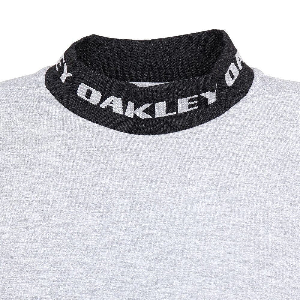 オークリー（OAKLEY）（メンズ）ゴルフウェア 吸汗 速乾 STALWART ロゴモックネックトップス FOA405957-27B