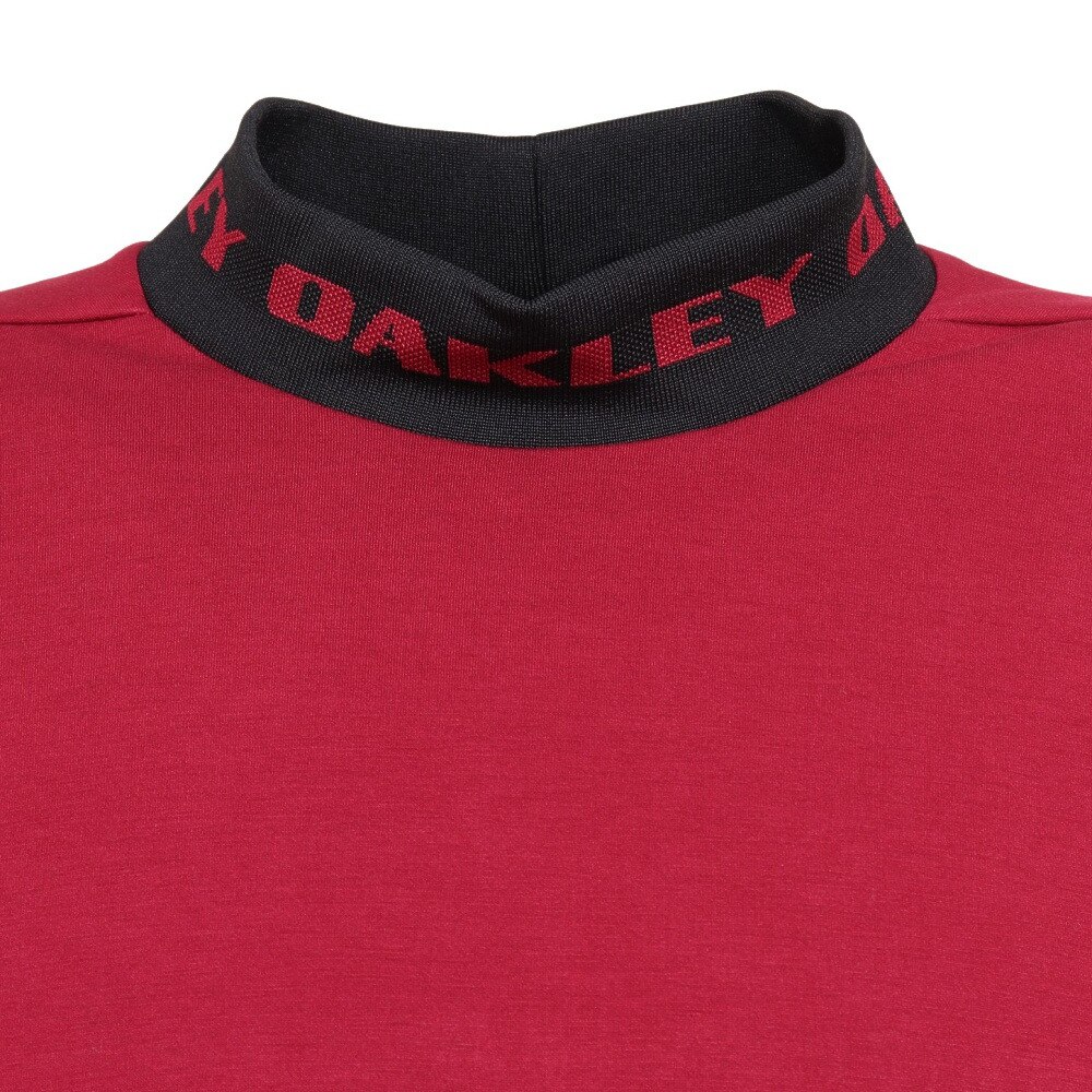 オークリー（OAKLEY）（メンズ）ゴルフウェア 吸汗 速乾 STALWART ロゴモックネックトップス FOA405957-42K