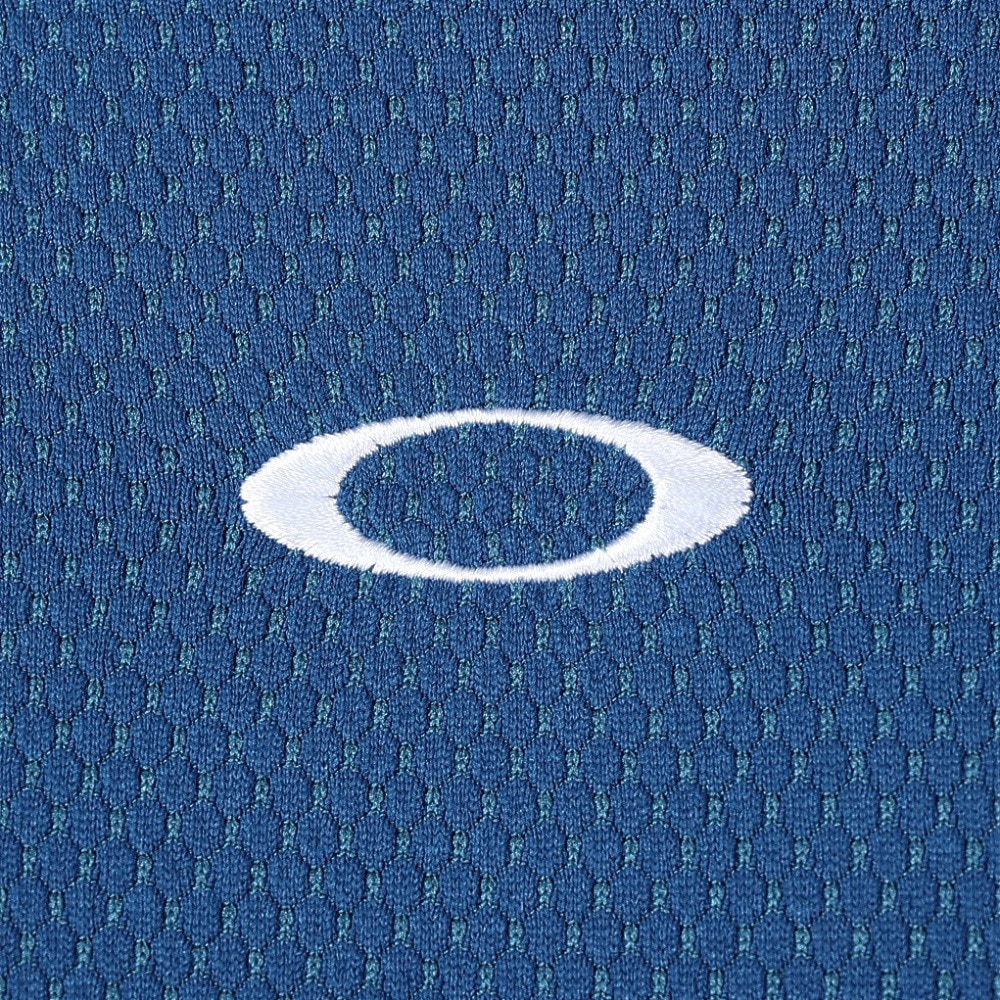 オークリー（OAKLEY）（メンズ）ゴルフウェア 吸汗 速乾 Slightly Paisley 長袖モックシャツ FOA405739-6A1
