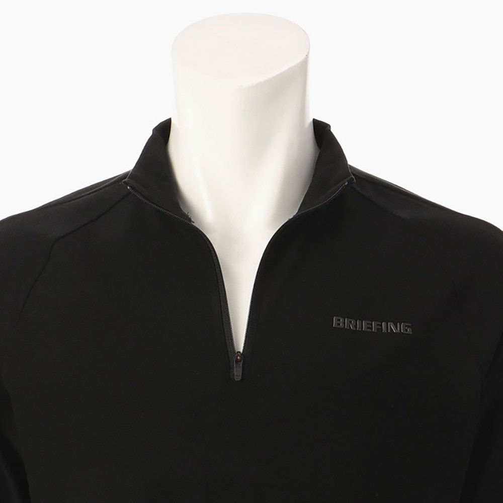 ブリーフィング（BRIEFING）（メンズ）ゴルフウェア SH STRETCH SUEDE 長袖ハーフジップシャツ BRG233M03-010