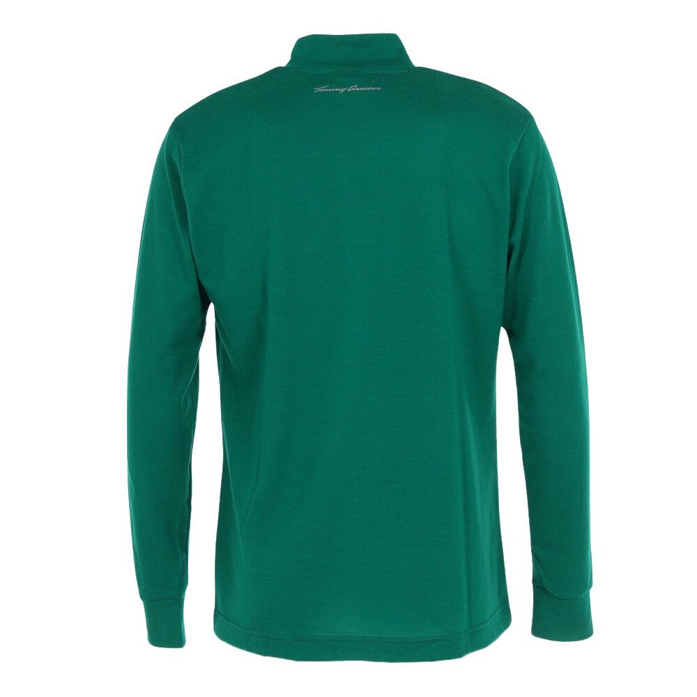 トミーアーマー（Tommy Armour）（メンズ）ゴルフウェア EVO WOOL 長袖モックネックシャツ TAES23F030006 GRN