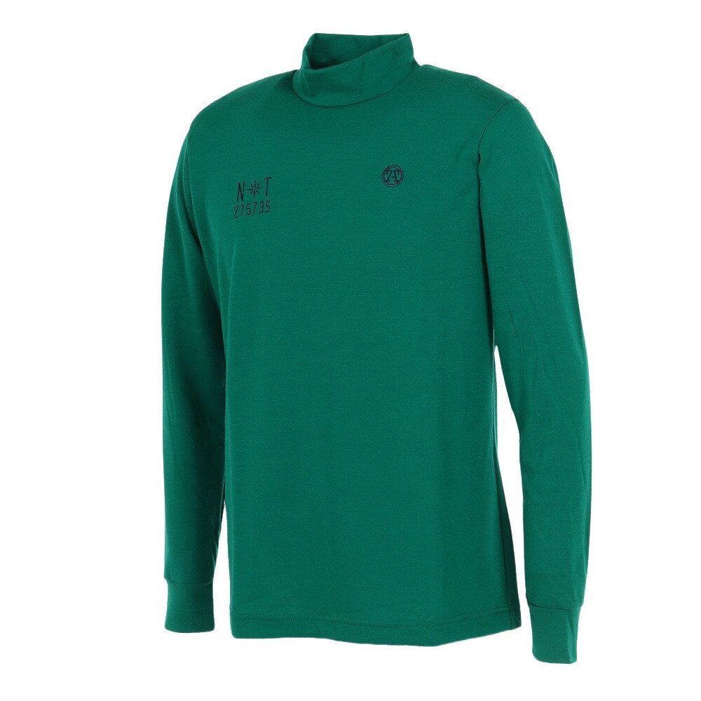 トミーアーマー（Tommy Armour）（メンズ）ゴルフウェア EVO WOOL 長袖モックネックシャツ TAES23F030006 GRN