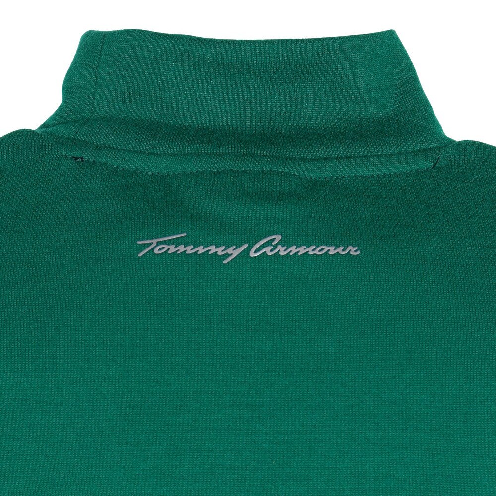 トミーアーマー（Tommy Armour）（メンズ）ゴルフウェア EVO WOOL 長袖モックネックシャツ TAES23F030006 GRN