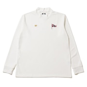 (メンズ)ゴルフウェア 長袖 吸水 速乾 モックネックTシャツ 311JC440