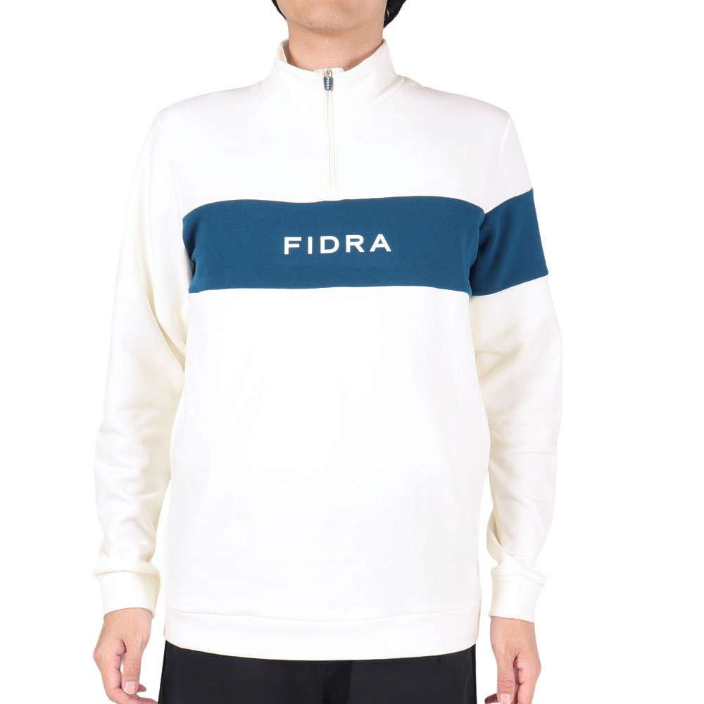 フィドラ（FIDRA）（メンズ）ゴルフウェア 保温 吸汗速乾 長袖ハイネック FD5RTG22 WHT