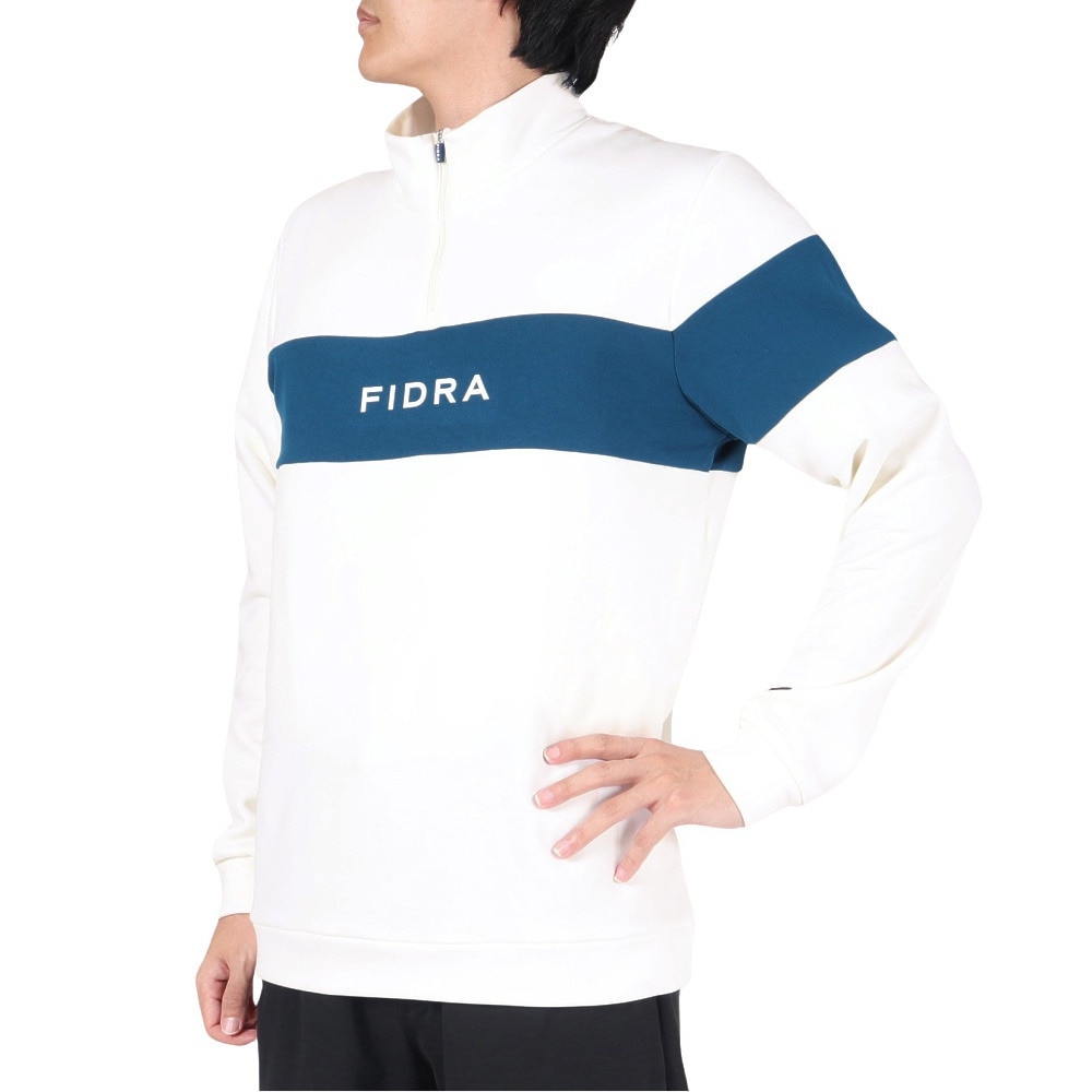 フィドラ（FIDRA）（メンズ）ゴルフウェア 保温 吸汗速乾 長袖ハイネック FD5RTG22 WHT