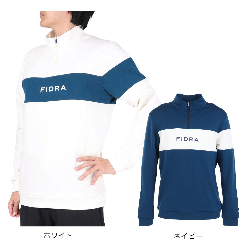 フィドラ（FIDRA）（メンズ）ゴルフウェア 保温 吸汗速乾 長袖ハイネック FD5RTG22 NVY