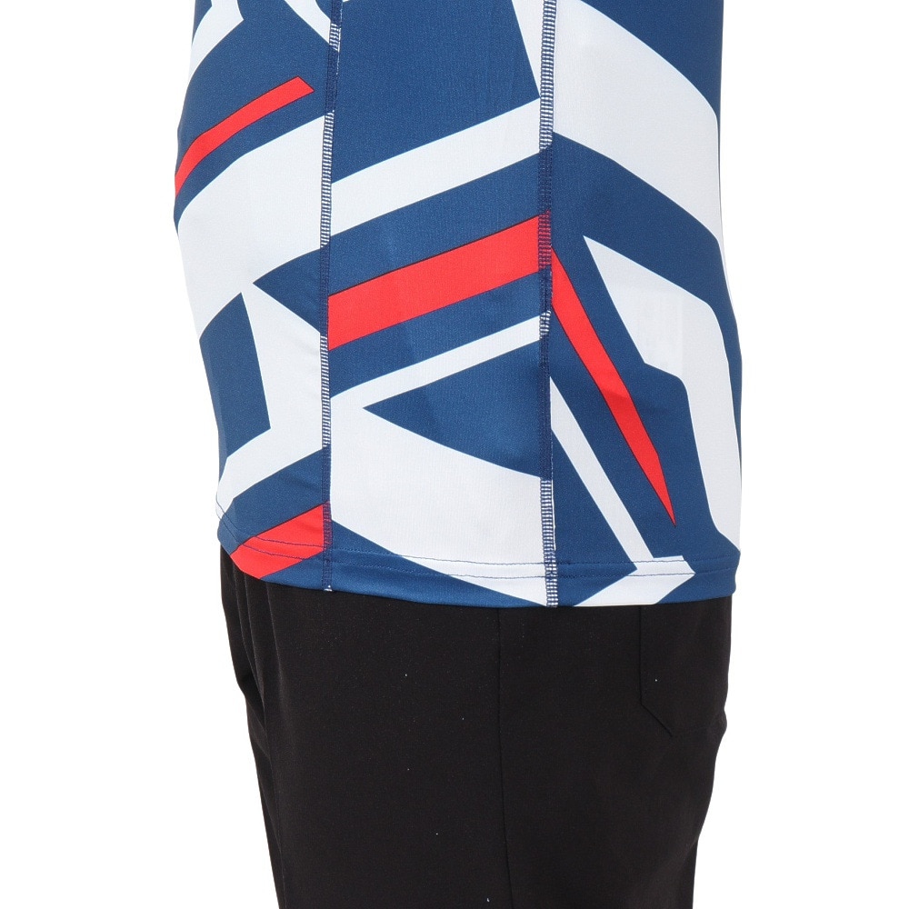 J.LINDEBERG（メンズ）ゴルフウェア Rene print Baselayer 長袖ハイネック シャツ 071-21716-064