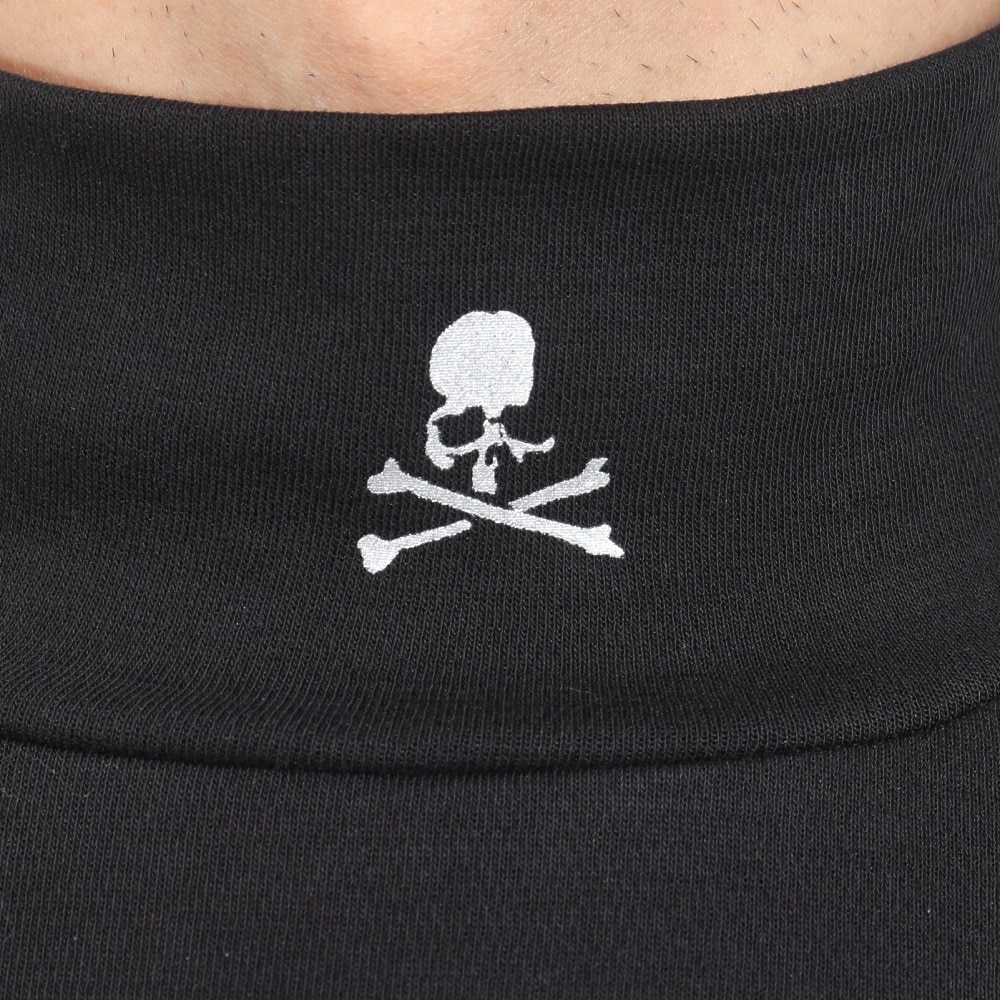ニューエラ（NEW ERA）（メンズ、レディース）ゴルフウェア 長袖 吸汗速乾 ミッドネック パフォーマンス Tシャツ MASTERMIND WORLD 14200771