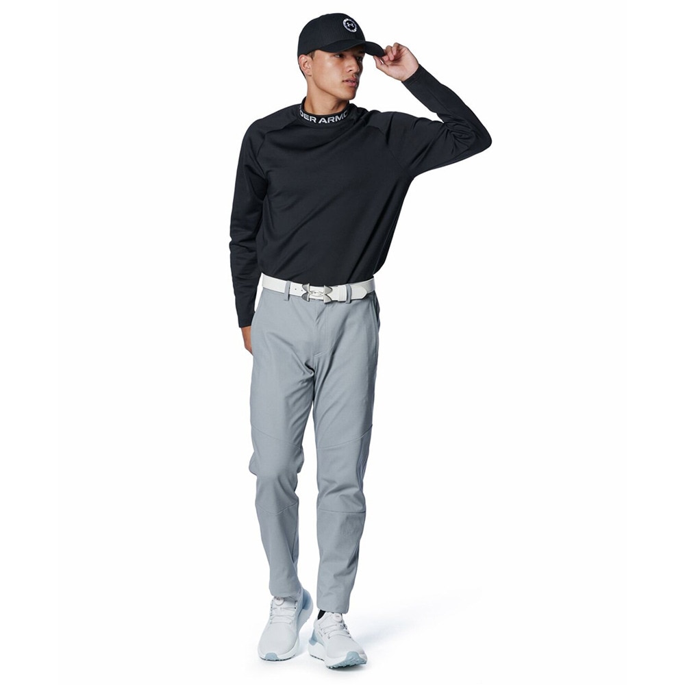 アンダーアーマー（UNDER ARMOUR）（メンズ）ゴルフウェア ArmourKnit長袖モックネックシャツ 1388307 001