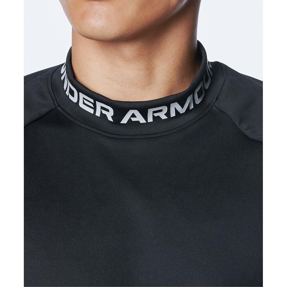 アンダーアーマー（UNDER ARMOUR）（メンズ）ゴルフウェア ArmourKnit長袖モックネックシャツ 1388307 001